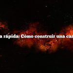 Respuesta rápida: Cómo construir una casa de leña