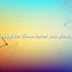 Respuesta rápida: Cómo hacer una piedra de afilar