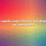 Risposta rapida: come rifornire una dispensa per un’emergenza