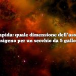 Risposta rapida: quale dimensione dell’assorbitore di ossigeno per un secchio da 5 galloni
