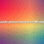 Cuándo plantar batatas en Missouri