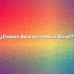 ¿Cuánto dura un camión diésel?