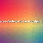 ¿Cómo me deshago de las hormigas rojas?