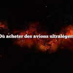 Où acheter des avions ultralégers