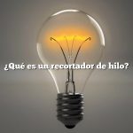 ¿Qué es un recortador de hilo?