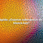 Respuesta rápida: ¿Cuántas subespecies de venado cola blanca hay?