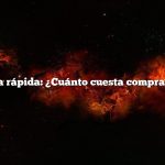 Respuesta rápida: ¿Cuánto cuesta comprar un tren?