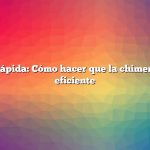 Respuesta rápida: Cómo hacer que la chimenea sea más eficiente