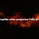 Risposta rapida: come preparare l’olio di artemisia