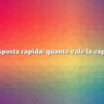 Risposta rapida: quanto vale la capra