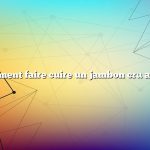 Comment faire cuire un jambon cru au sel