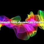 Comment faire du saké au vin de riz