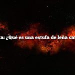 Pregunta: ¿Qué es una estufa de leña catalítica?