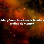 Respuesta rápida: ¿Cómo funciona la bomba de agua de un molino de viento?