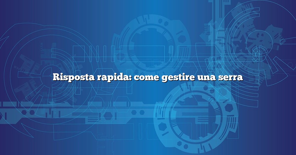 Risposta rapida: come gestire una serra