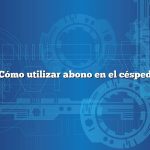 Cómo utilizar abono en el césped