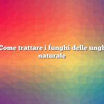 Domanda: Come trattare i funghi delle unghie in modo naturale