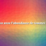 Que faire avec l’abondance de tomates cerises