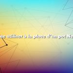 Que utiliser à la place d’un pot Neti