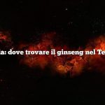 Domanda: dove trovare il ginseng nel Tennessee